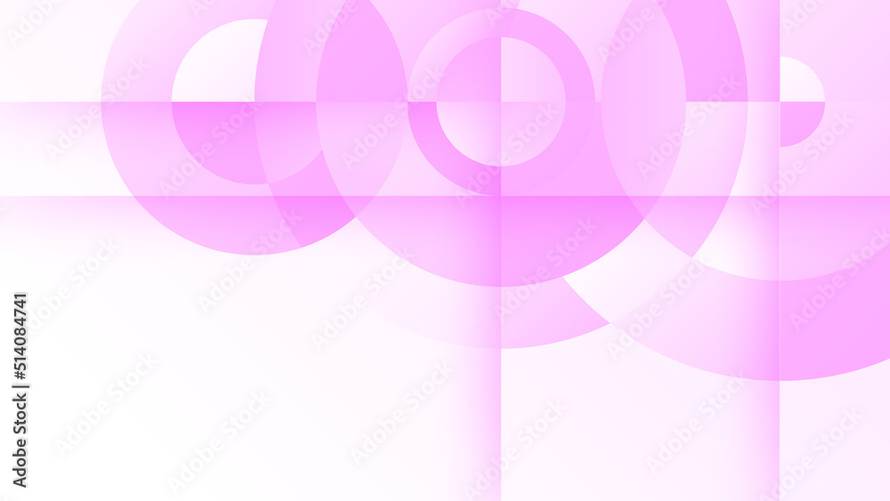 Abstract pink and white background. Vector abstract graphic design banner pattern presentation background web template.