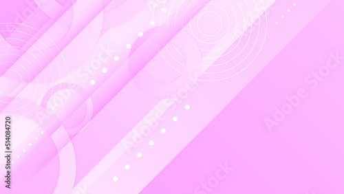 Abstract pink and white background. Vector abstract graphic design banner pattern presentation background web template.
