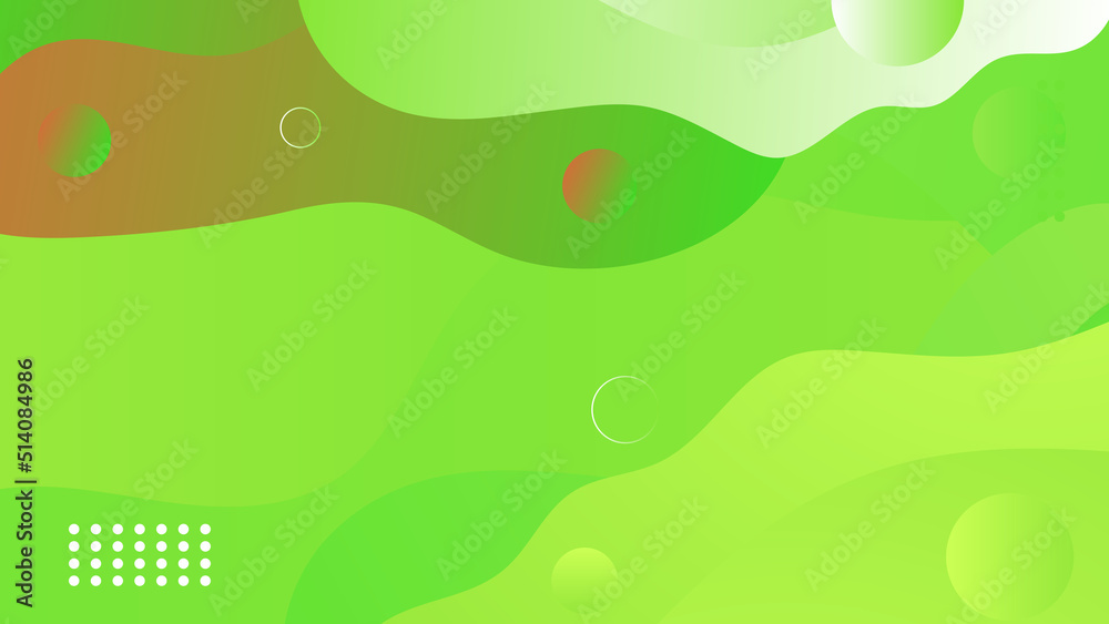 Fototapeta premium Abstract green background. Vector abstract graphic design banner pattern presentation background web template.