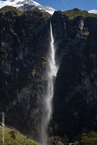 waterfall in the mountains