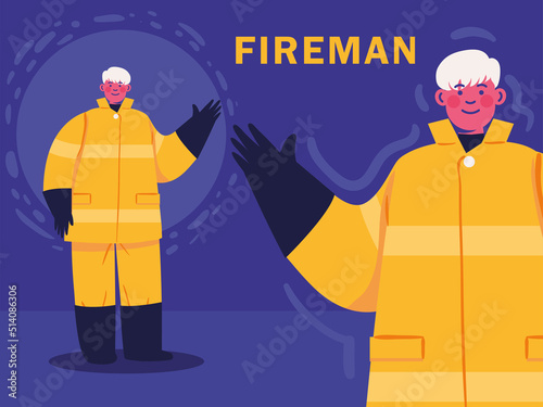 firemen character profession