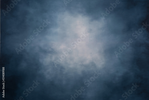 photo background for portrait, blue color paint texture 