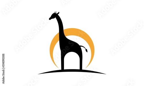 giraffe vector logo