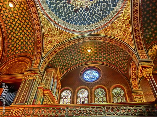 Canvas Print spanish synagogue