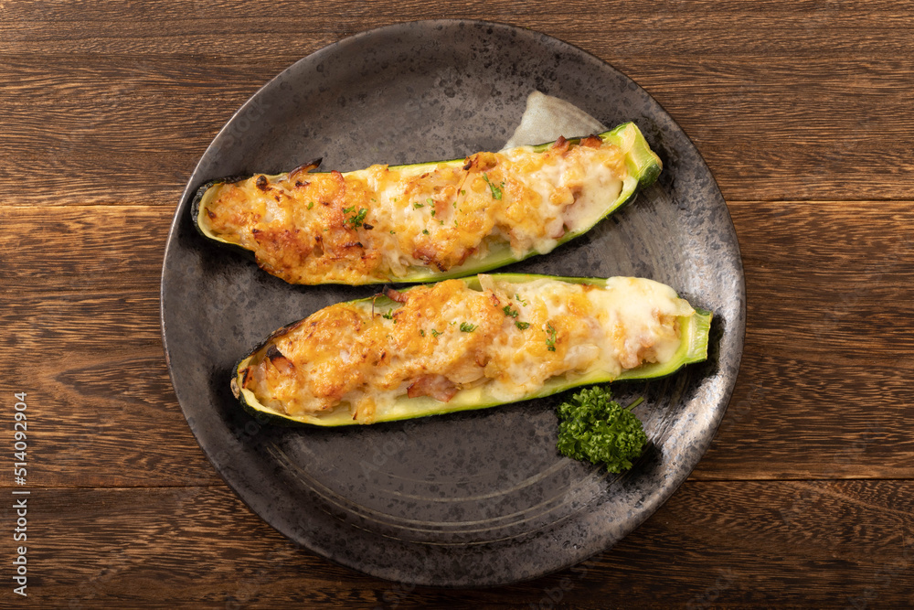 ズッキーニのチーズ焼き ズッキーニのチーズ焼き