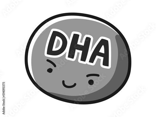 DHAのキャラクターのイラスト