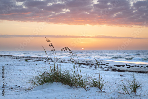 Sunrise at St George Island on the Florida Gulf Coast photo