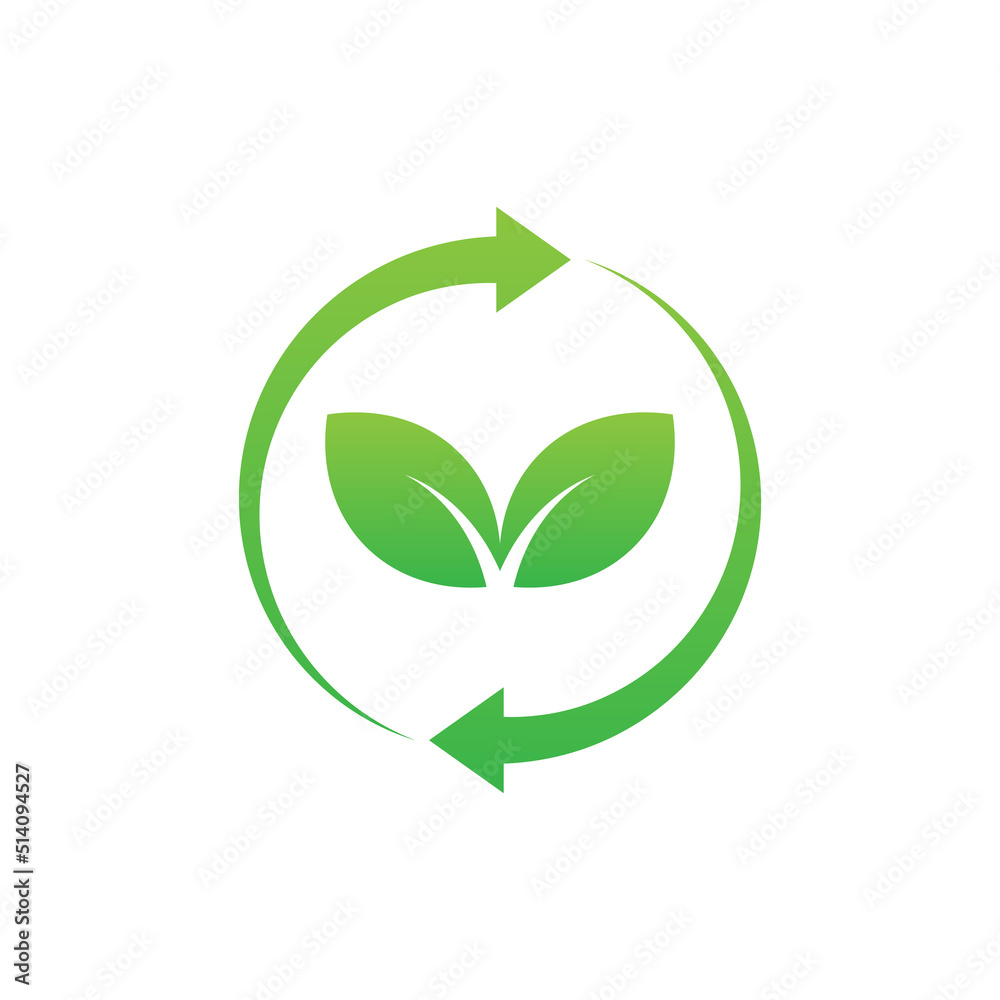 Biodegradable, recyclable plastic icon design. vector illustration Biodegradable, recyclable plastic icon design. vector illustration