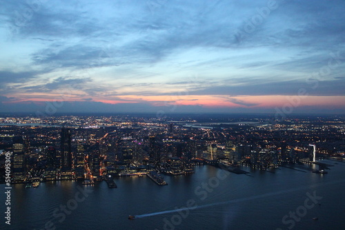 sunset over the city © Raquel