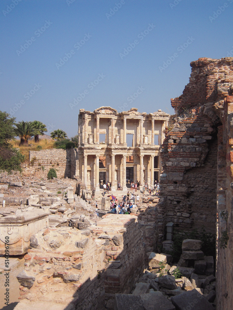Ancient library of Ephesus, Turkey