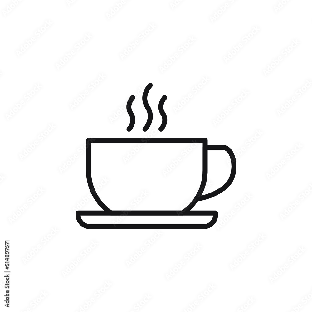 cup of coffee. cup of coffee icon vector cup of coffee. cup of coffee icon vector