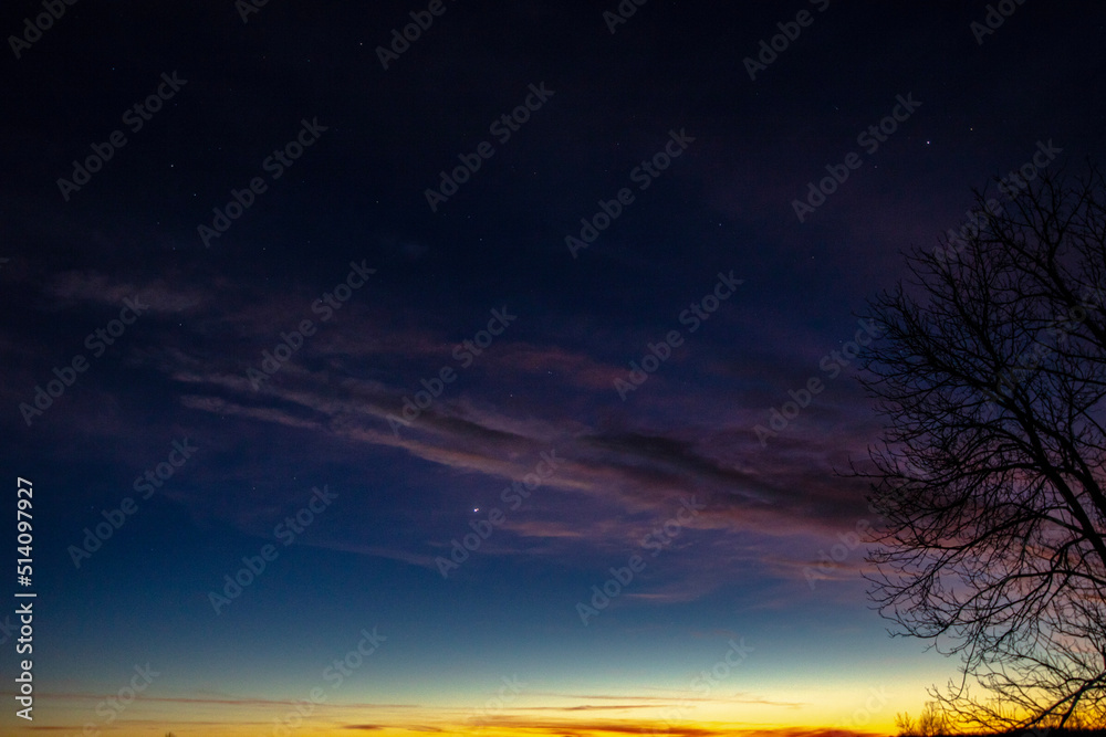 Obraz premium sunset in the sky