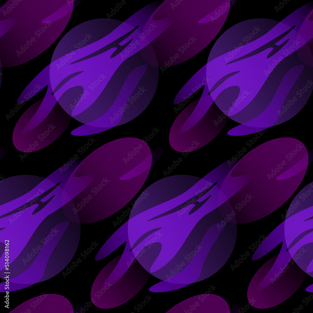 Abstract Purple Vector Seamless Pattern Abstract Purple Vector Seamless Pattern