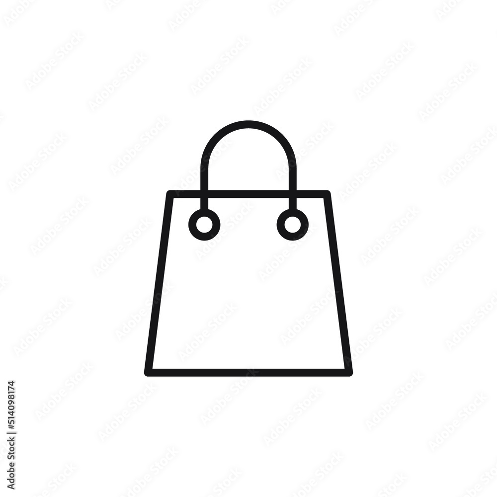 bag icon logo template. shopping bag icon bag icon logo template. shopping bag icon