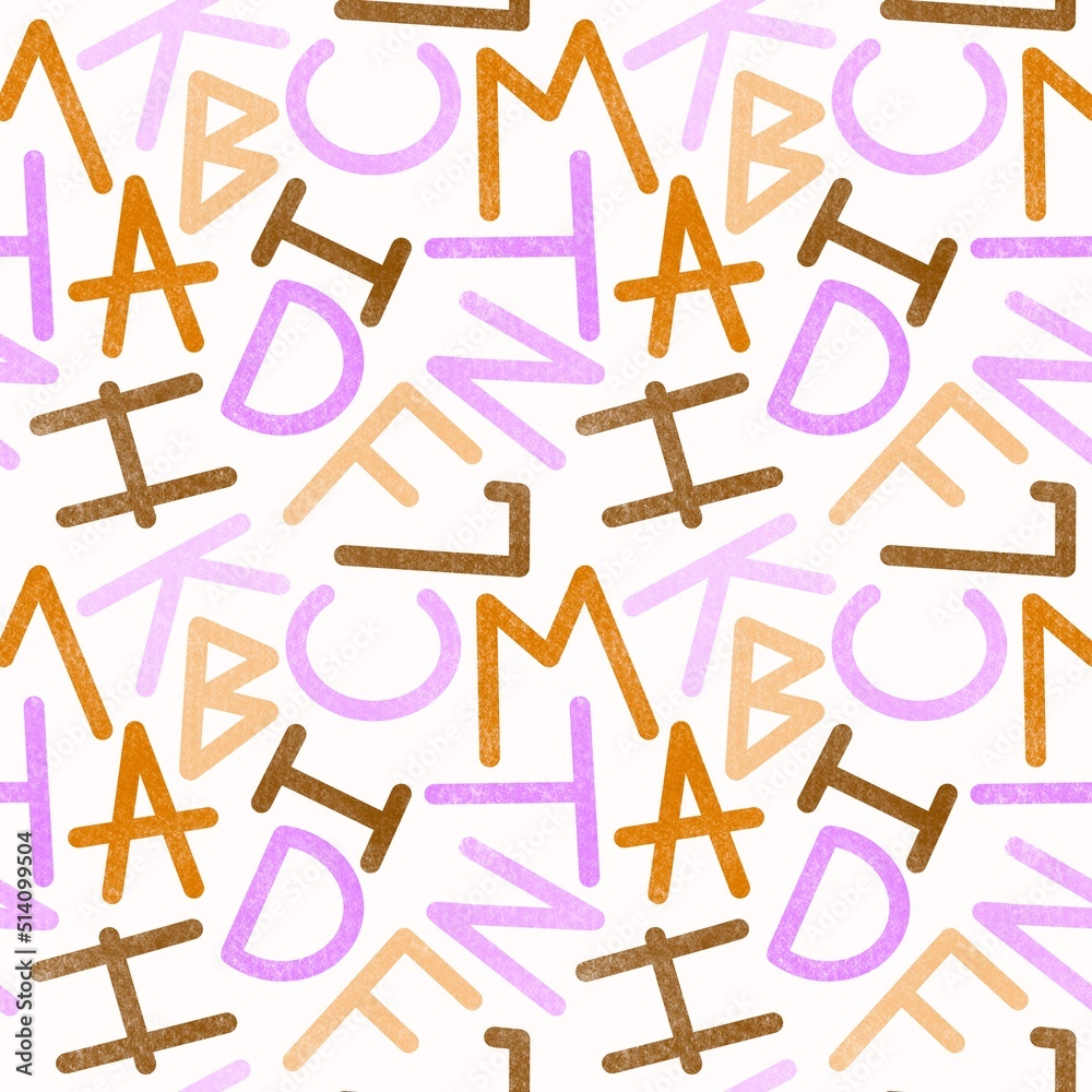 School seamless alphabet pattern for fabrics and textiles and packaging and kids and wrapping paper School seamless alphabet pattern for fabrics and textiles and packaging and kids and wrapping paper