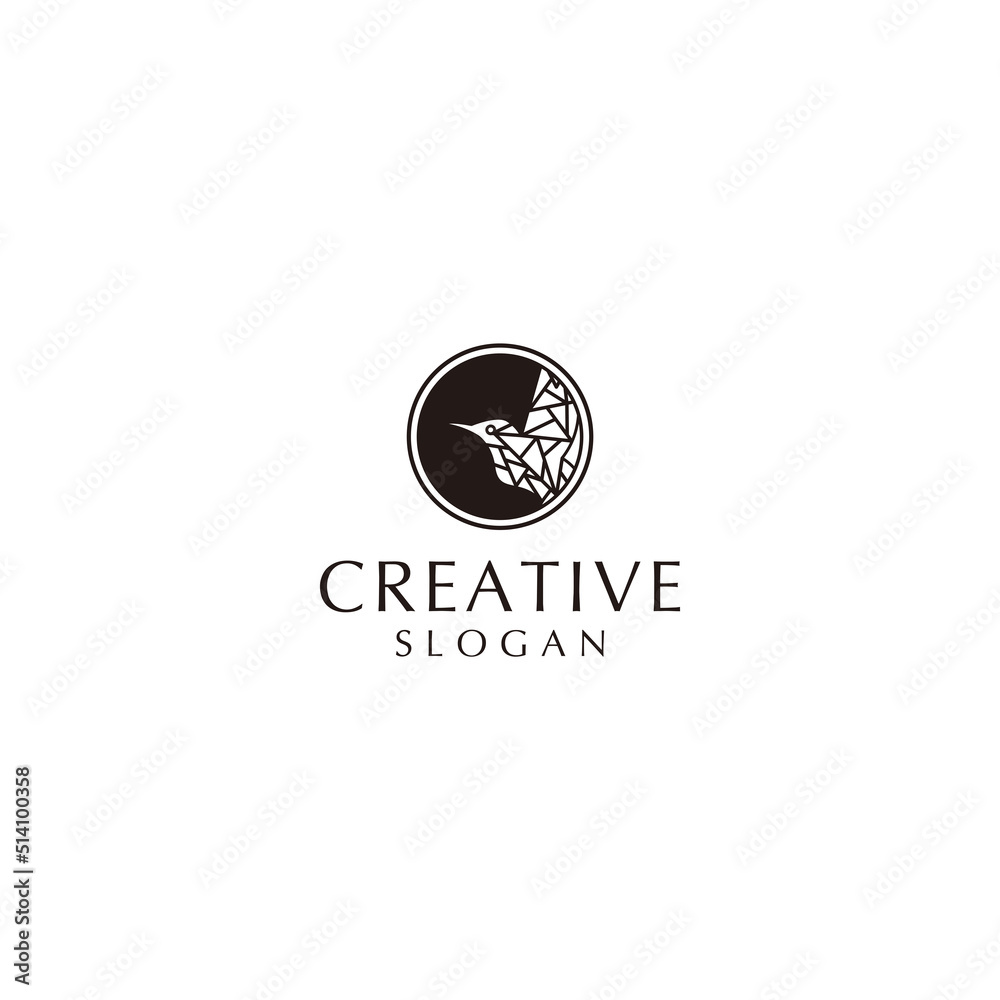 Bird logo design icon template Bird logo design icon template