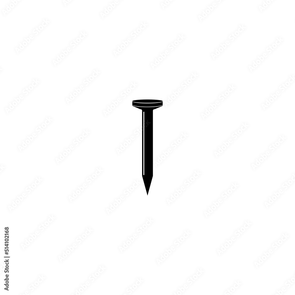 iron nails icon logo vector design iron nails icon logo vector design