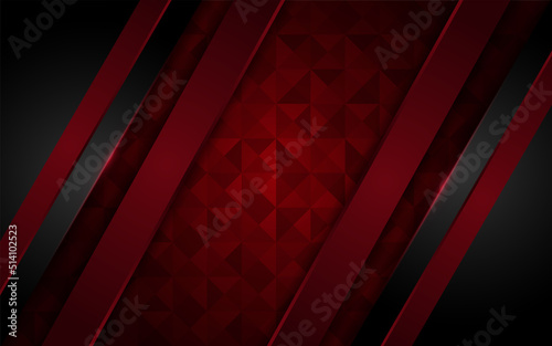 Modern dark red combination with black background with texture effect overlap layer design