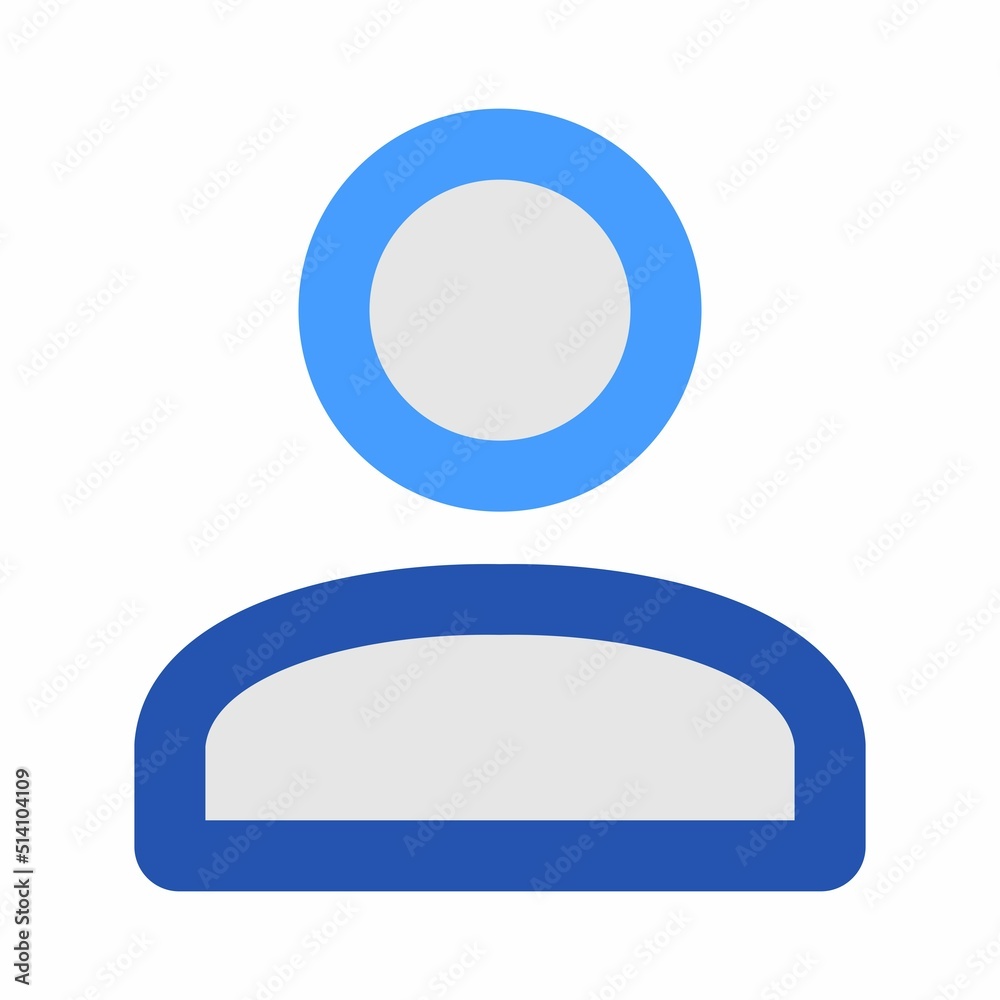 Illustration Vector Graphic of people avatar, man account person, profile user icon