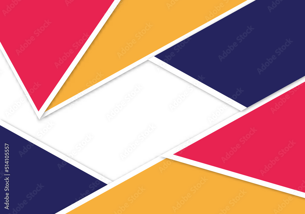 Colorful Background Geometric Overlap Layer Paper Cut on Dark with Space Design Colorful Background Geometric Overlap Layer Paper Cut on Dark with Space Design