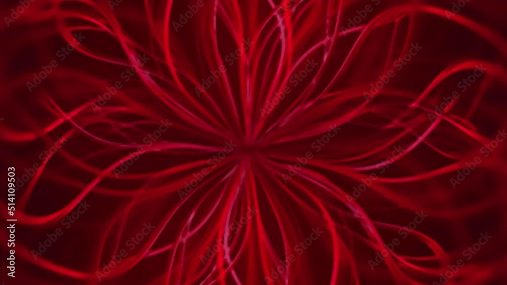 Red threads shrinking background animation Red threads shrinking background animation