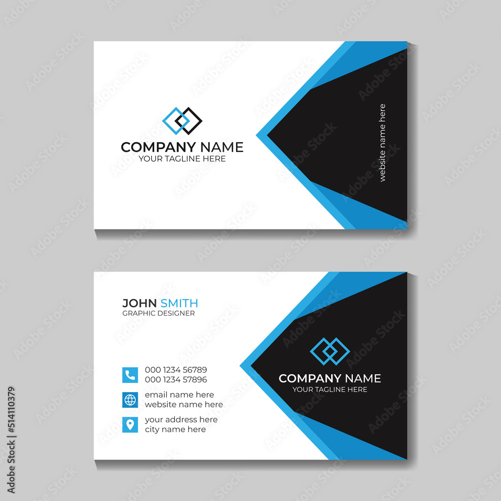 Corporate Clean Professional Business Card Template Design Corporate Clean Professional Business Card Template Design