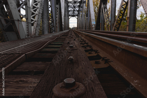 railway in the morning