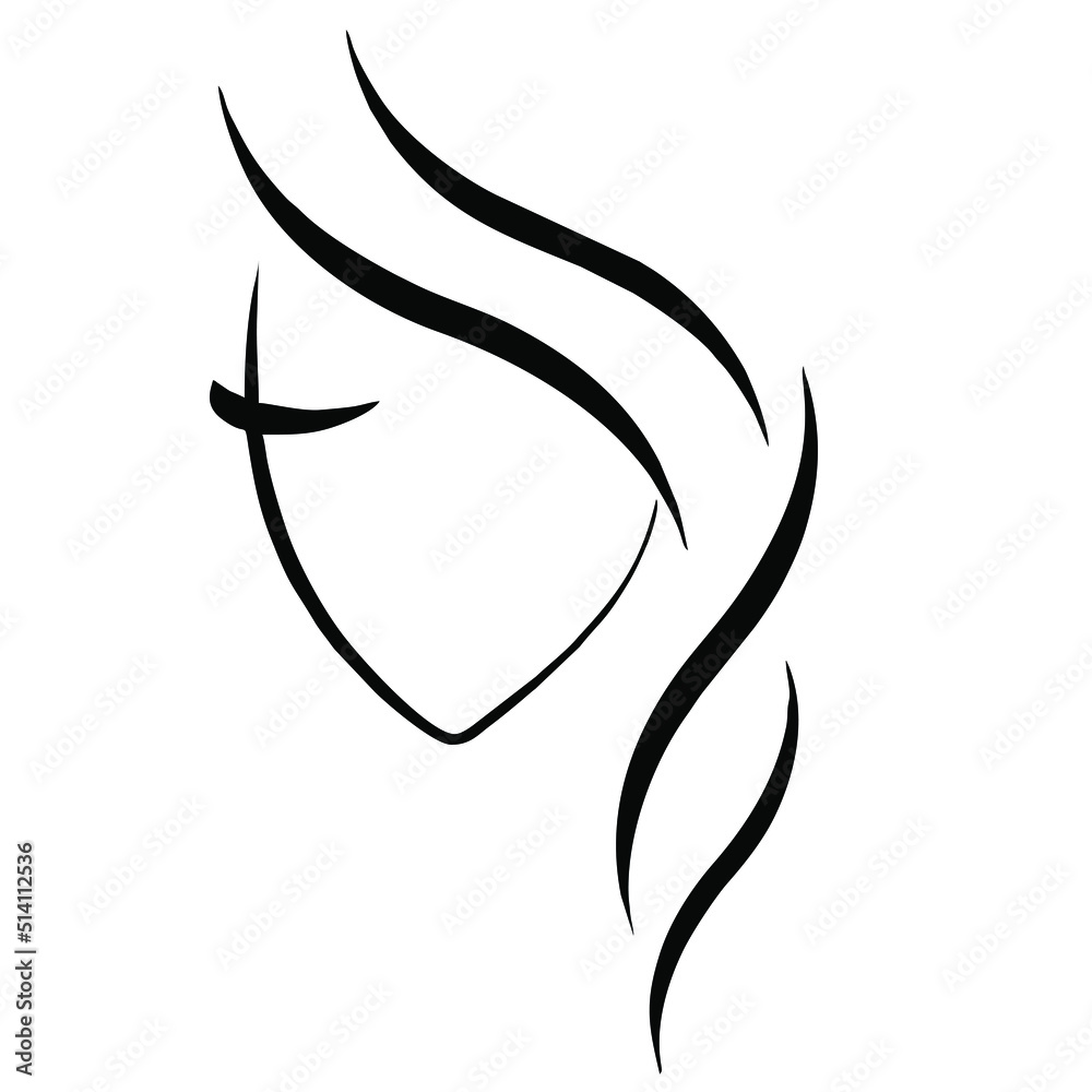 Obraz premium head silhouette