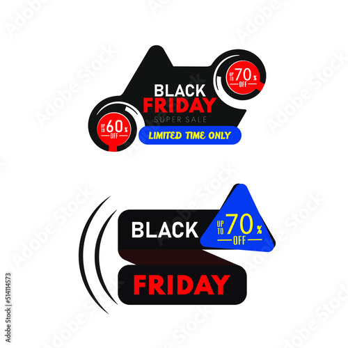 Black Friday Sale Abstract Background. vector illustration with banner design.Black Friday 70% off Sale Poster.