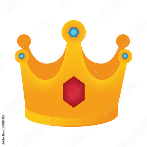 crown with gems