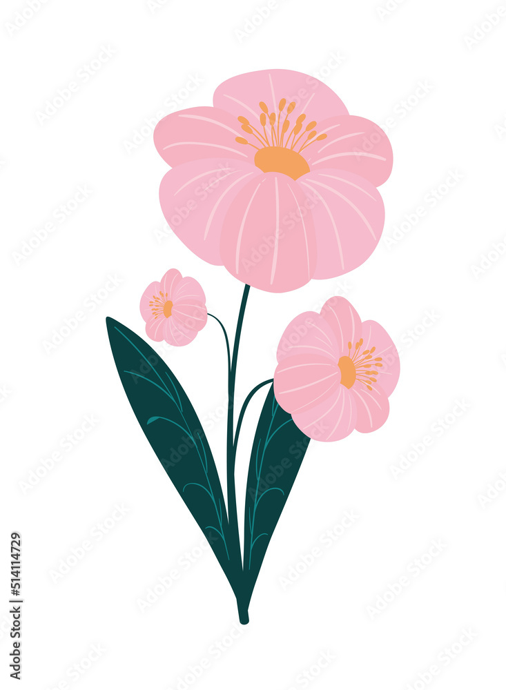 flowers and leaves flowers and leaves