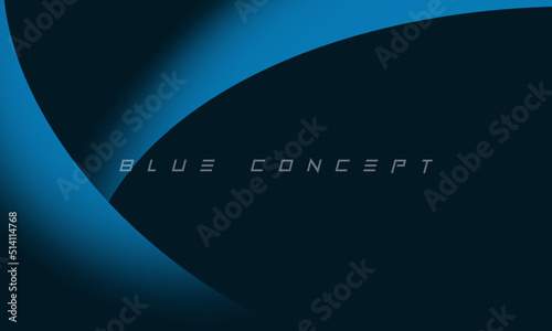 Minimalist deep blue premium abstract background with luxury geometric dark shapes. Exclusive wallpaper design for poster, brochure, presentation, website 