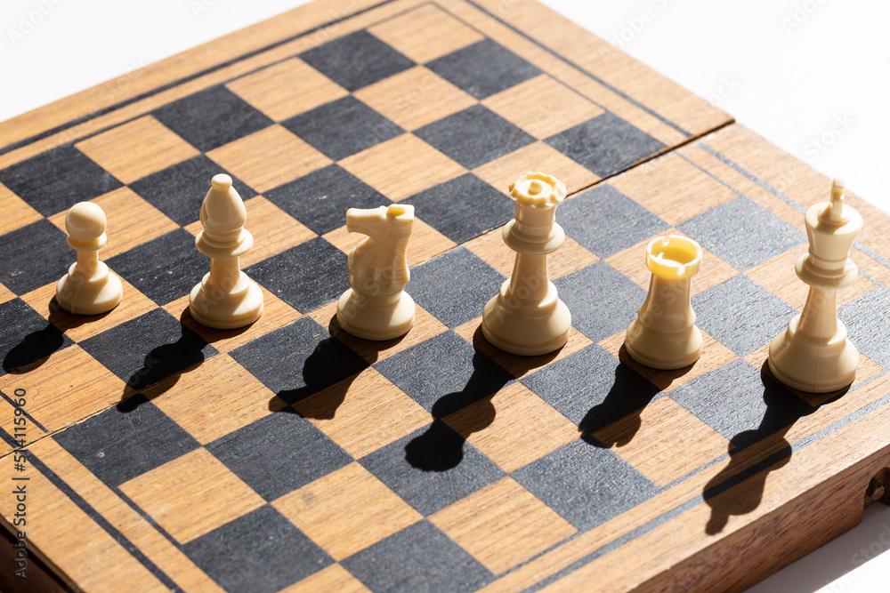 Chess pieces on a chess board Chess pieces on a chess board