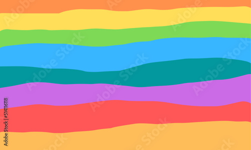Multicolor abstract background. multicolor line stripes abstract background Colorful gradient. Vector illustration for design. Orange, yellow, green, blue, violet, and pink gradient © Maudy