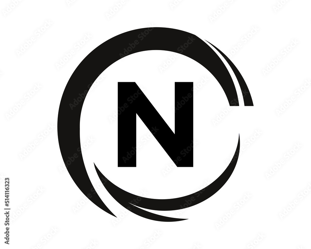 N vector logo icon illustration design isolated background symbol N vector logo icon illustration design isolated background symbol