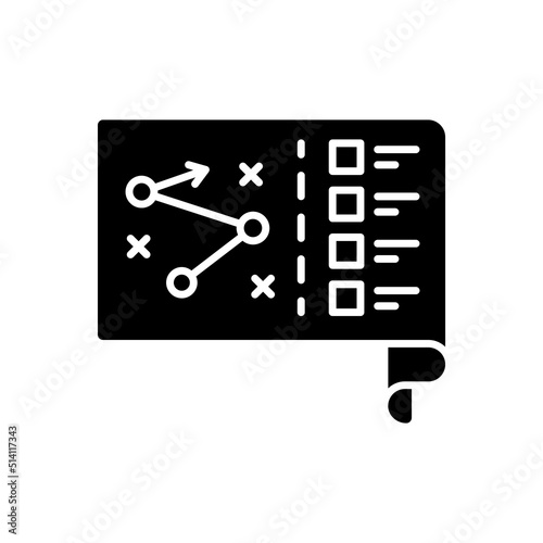 Planning icon in vector. Logotype
