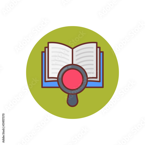 Case Study icon in vector. Logotype