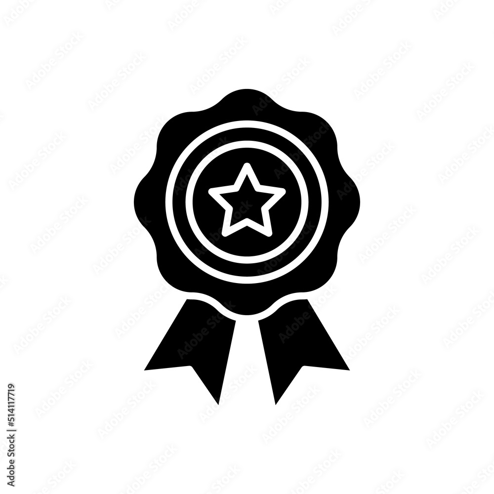 Rank Badge icon in vector. Logotype