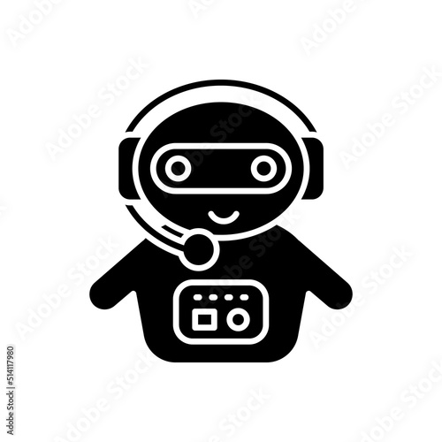 Chatbot icon in vector. Logotype