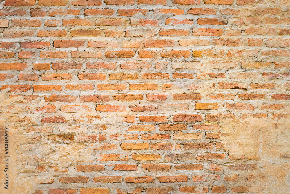 Naklejka premium old brick wall background