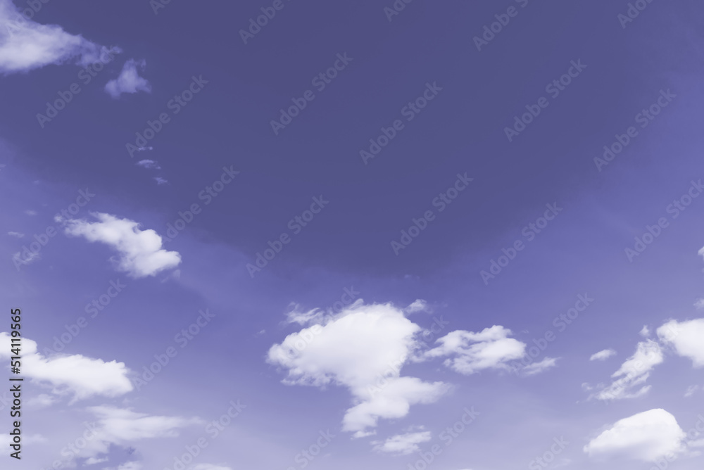 Fototapeta premium Purple,veri peri sky,Dusk clouds in the evening,idyllic purple peaceful nature landscape background.