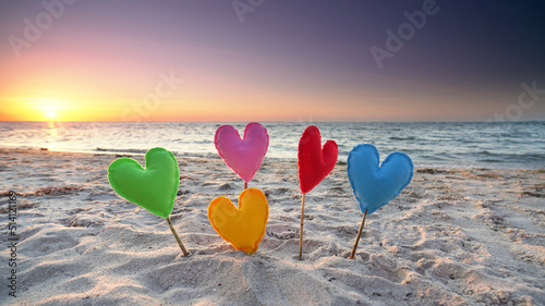 Fototapeta Naklejka Na Ścianę i Meble -  herzliche Grüße vom Meer