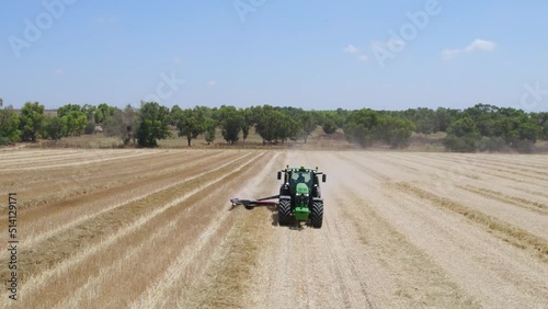 Reseeding Fields at Sdot Negev, Israel photo
