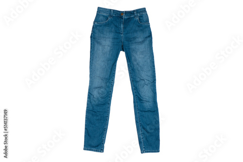 Obraz na płótnie Blue jeans isolated on white background