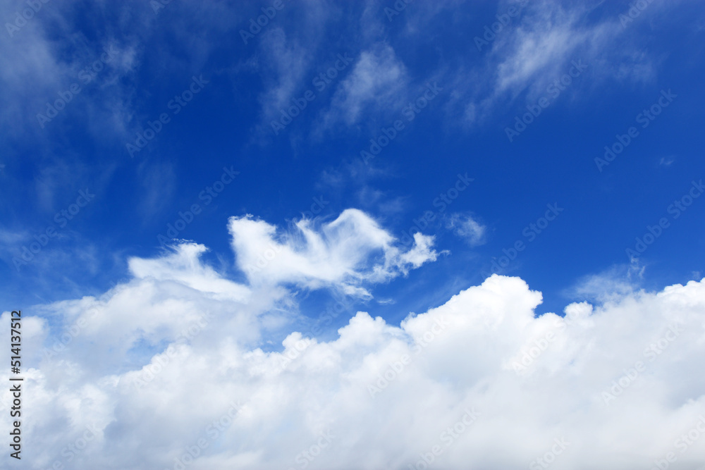 Obraz premium 青空と雲