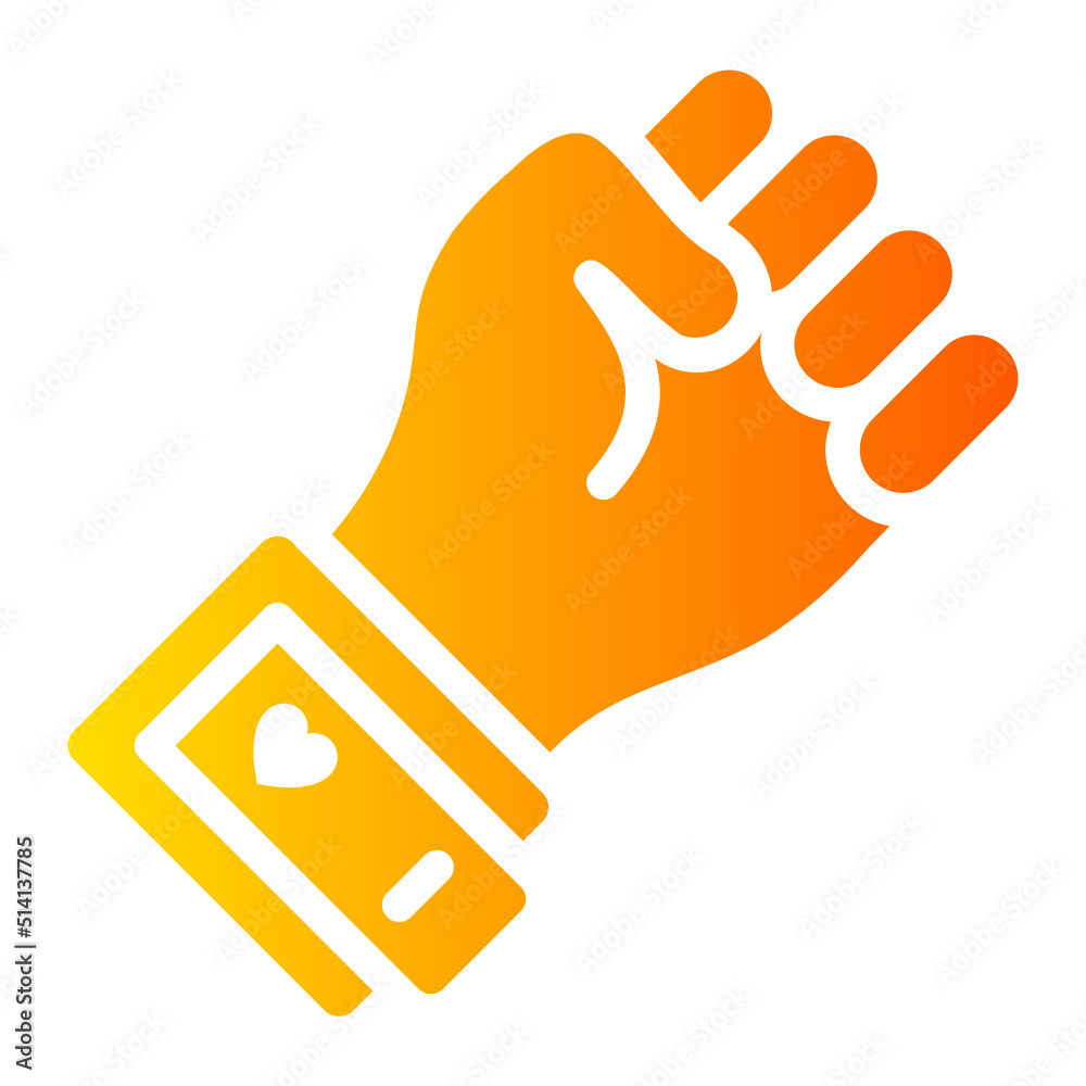 Obraz premium blood pressure gradient icon