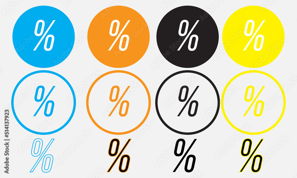 discount percent icon, vector icon. discount percent icon, vector icon.