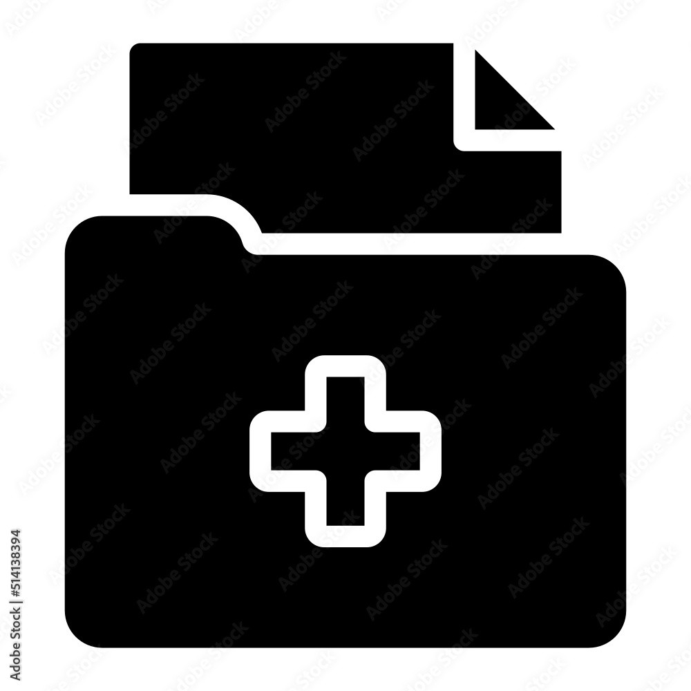 Obraz premium files glyph icon