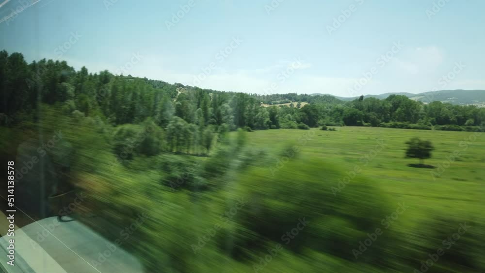 Travel on the Italian high-speed train