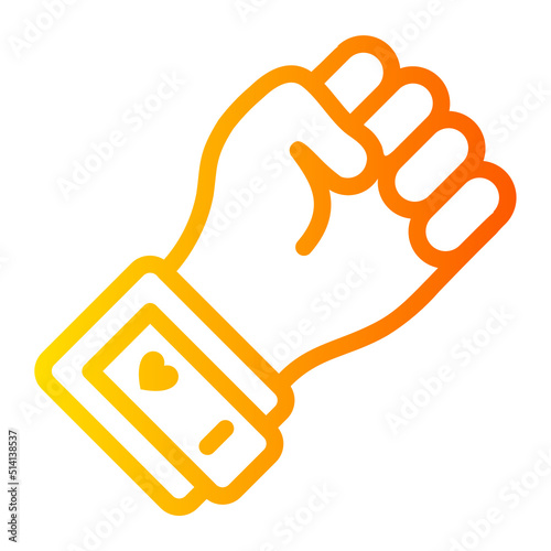 blood pressure gradient icon